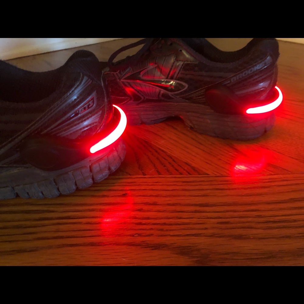 Running lights OS NWOT sneakers LED jogging safety - Picture 8 of 8